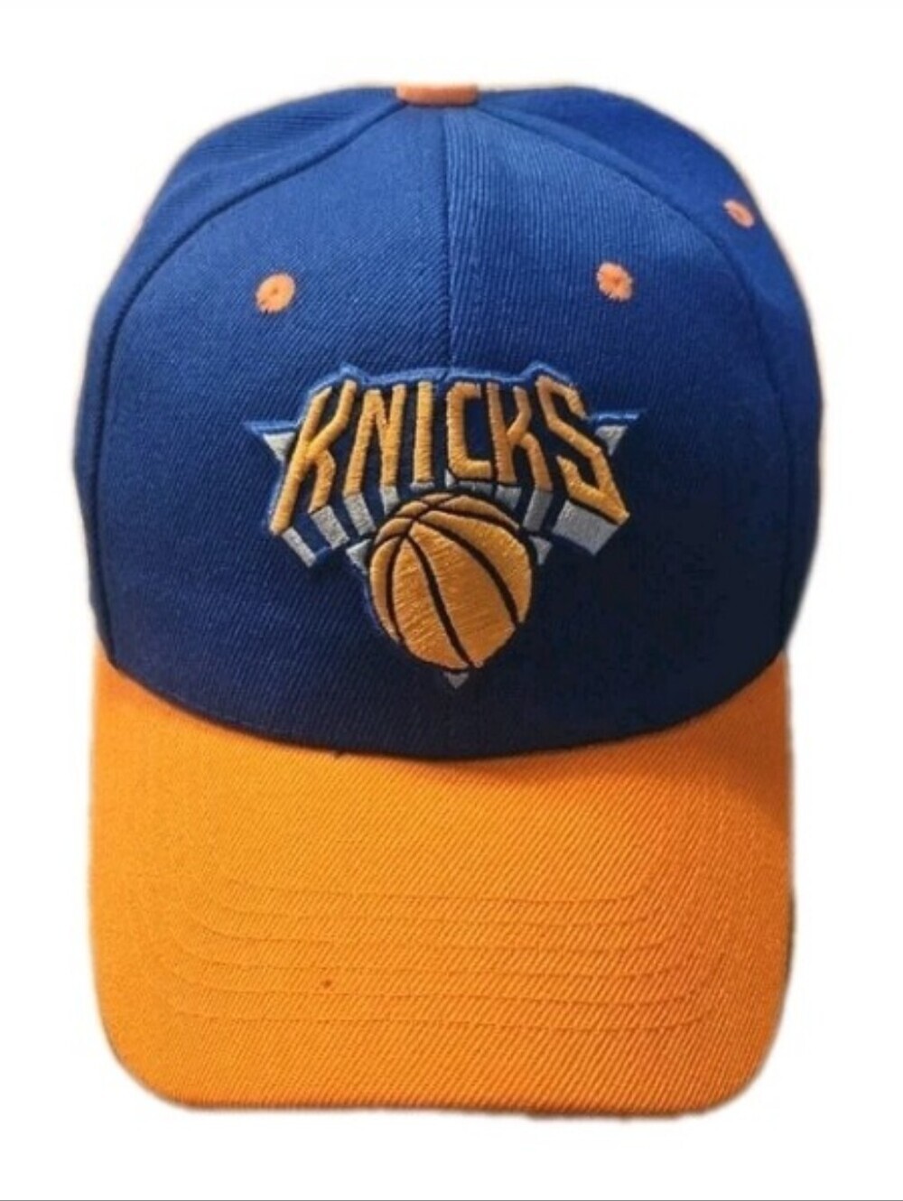 New York Knicks Blue & Orange Adjustable Strap Back Hat One Size Great Condition